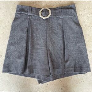NWOT Rachel Zoe High-Waisted Shorts with Belt Detail